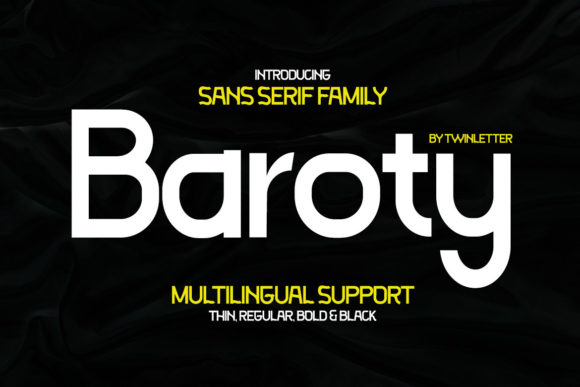 Baroty: The Bold Display Typeface for Modern Editorial Design