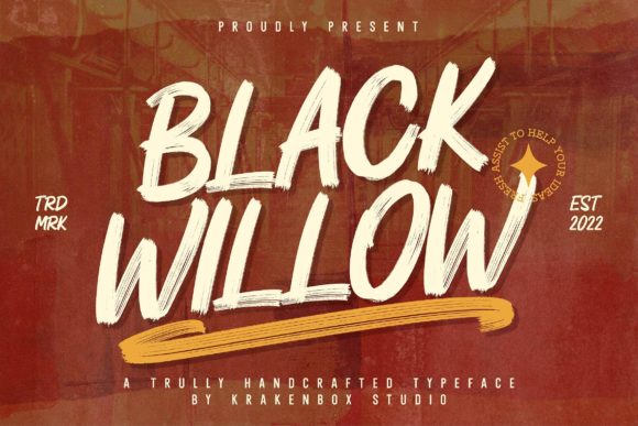 Black Willow: A Cool Display Font for Modern Editorial Design