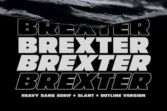 Brexter: The Bold Display Typeface for Modern Editorial Design