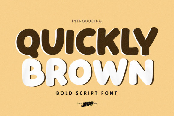 Bringing Charm to Your Shop with Quickly Brown Typeface