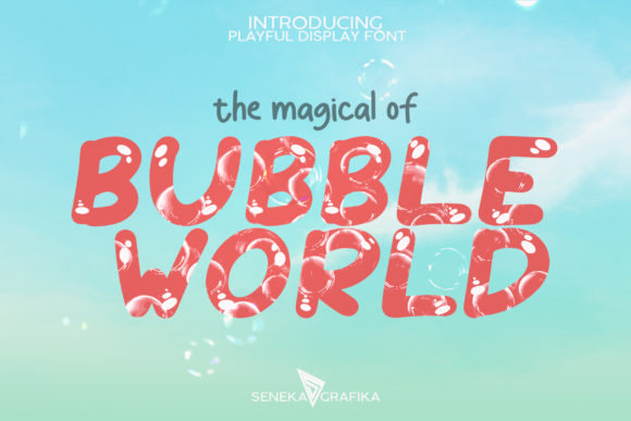 Bubble World: The Playful Display Font That Elevates Digital Brands