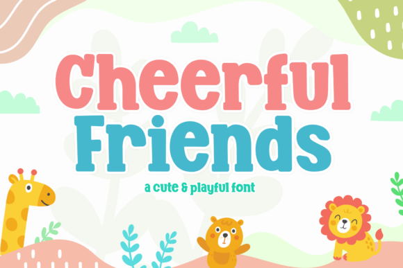 Cheerful Friends: A Playful Display Typeface for Web Design