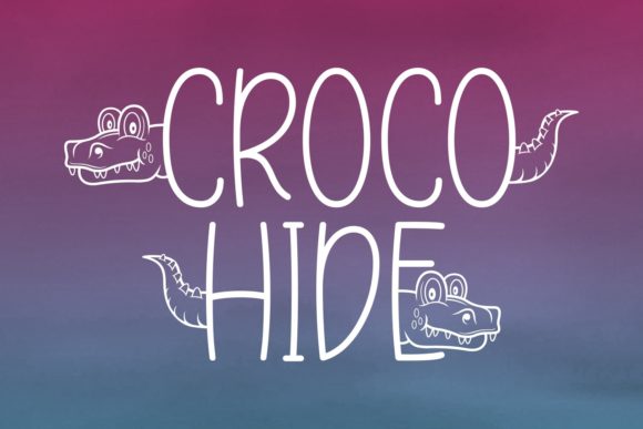 Croco Hide: A Playful Display Typeface for Modern Web Design