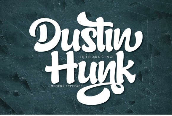 Dustin Hunk: The Modern Display Font for Strong Brand Identity