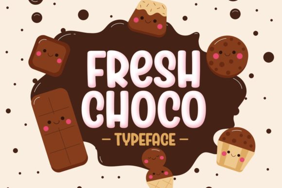 Fresh Choco: The Sweet Display Typeface for Scroll-Stopping Campaigns