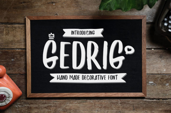 Gedrig: The Relaxed Display Font That Elevates Small Business Branding