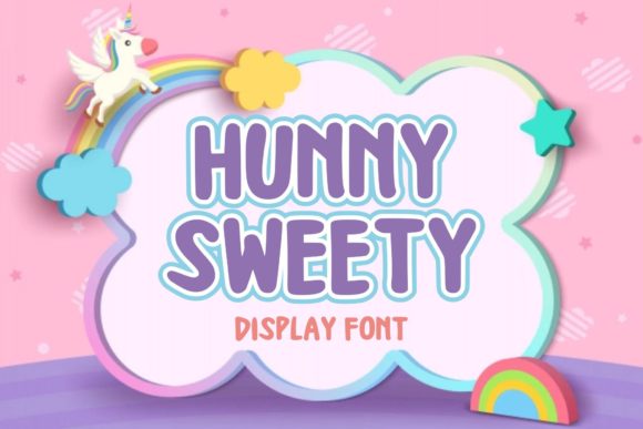 Hunny Sweety: A Playful Display Typeface for Modern Brands