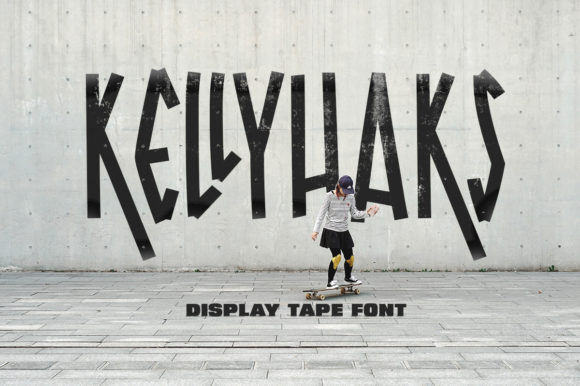 Kellihaks: The Duct Tape Style Font That Transforms Your Brand Identity
