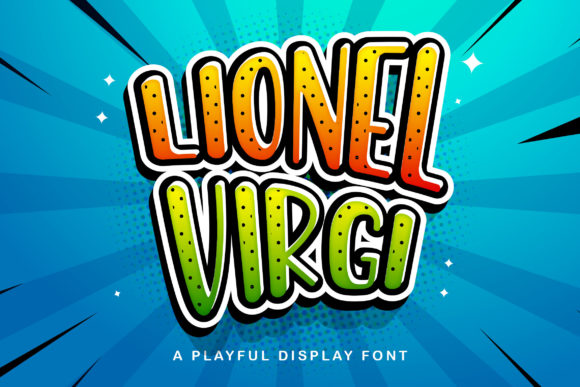 Lionel Virgi: A Playful Display Font for Fresh Brand Identities