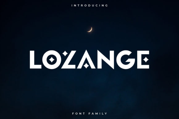 Lozange Font for Bold Branding and Digital Creativity