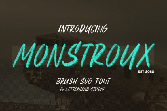 Monstroux: A Cool Display Font for Modern Web Design