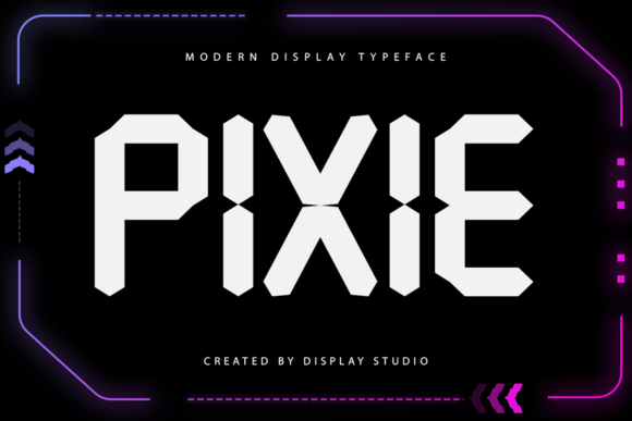 Pixie: The Futuristic Display Font for Modern Craft Brands