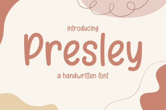 Presley: A Delicate Handwritten Font for Romantic Branding