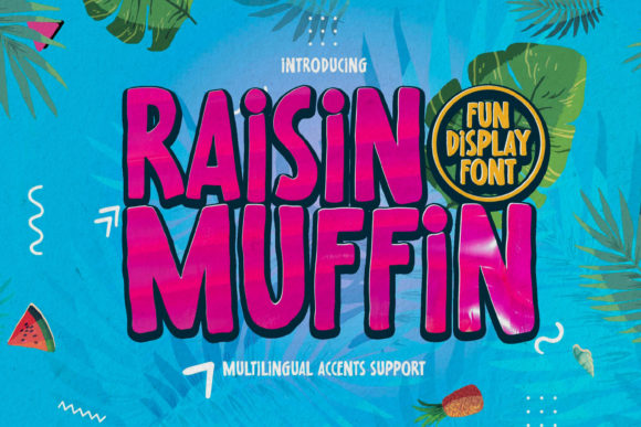 Raisin Muffin Font for Bold Visual Impact