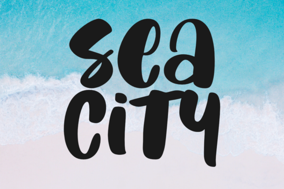 Sea City: A Bold Display Font for Trendy Branding