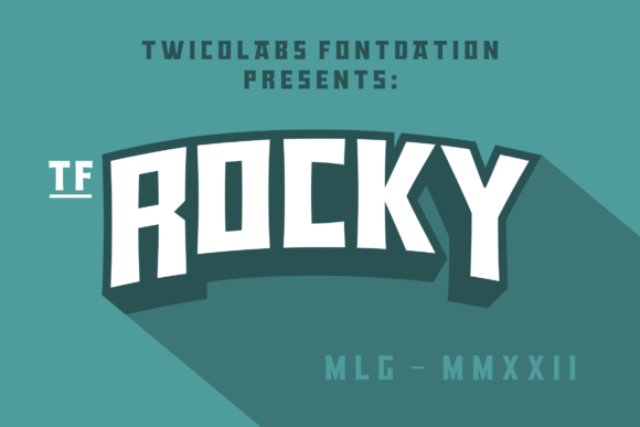 TF-Rocky: The Funky Display Typeface That Elevates Handmade Brands