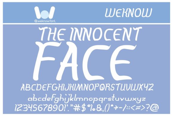 The Innocent Face: A Premium Display Font for Handmade Brands