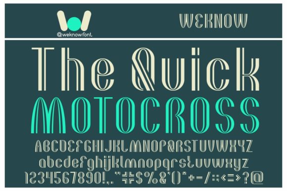 The Quick Motorcross: A Premium Display Font for Bold Branding