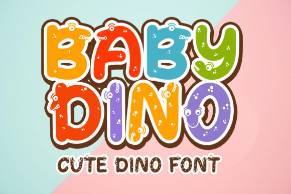 Upgrade Your Brand with the Baby Dino Typeface