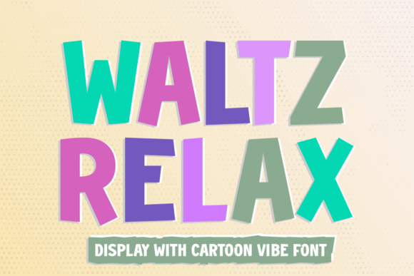 Waltz Relax: A Display Font for Editorial Elegance