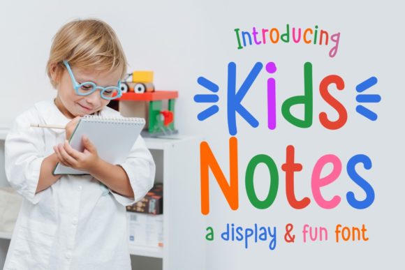 Why Kids Notes Is the Perfect Display Font for Youthful Campaigns