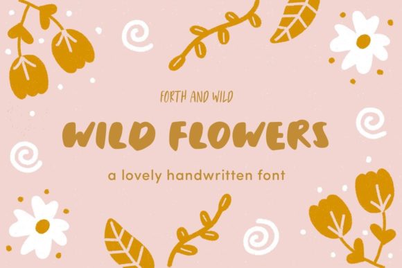 Wild Flowers: The Bold Display Typeface That Transforms Digital Layouts